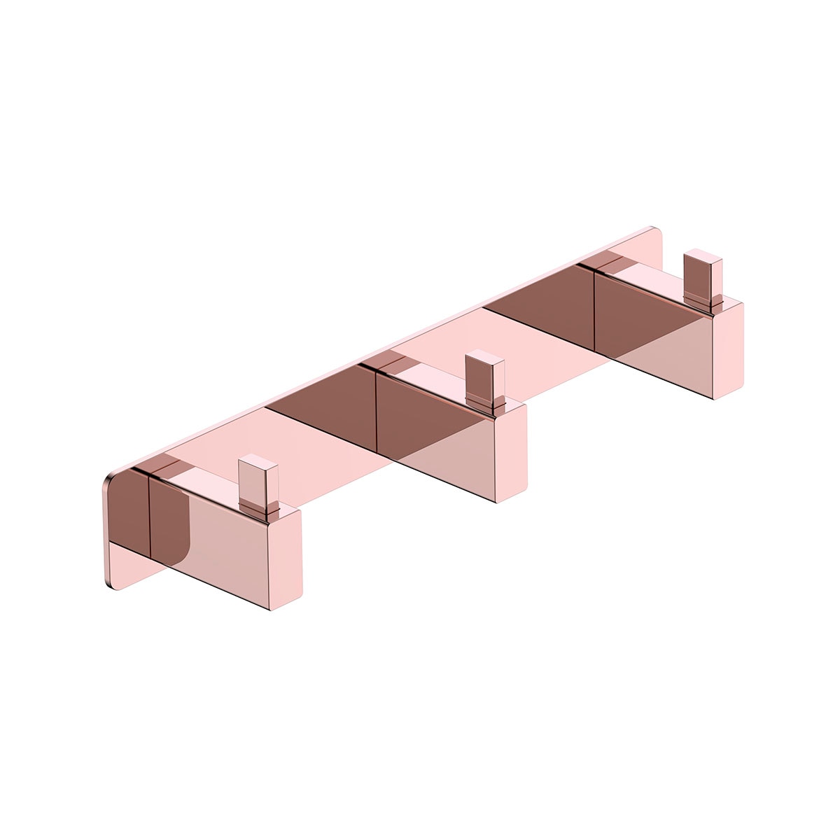 Percha de baño triple Technic Medimex - ORO ROSA CEPILLADO ORO ROSA CEPILLADO-1
