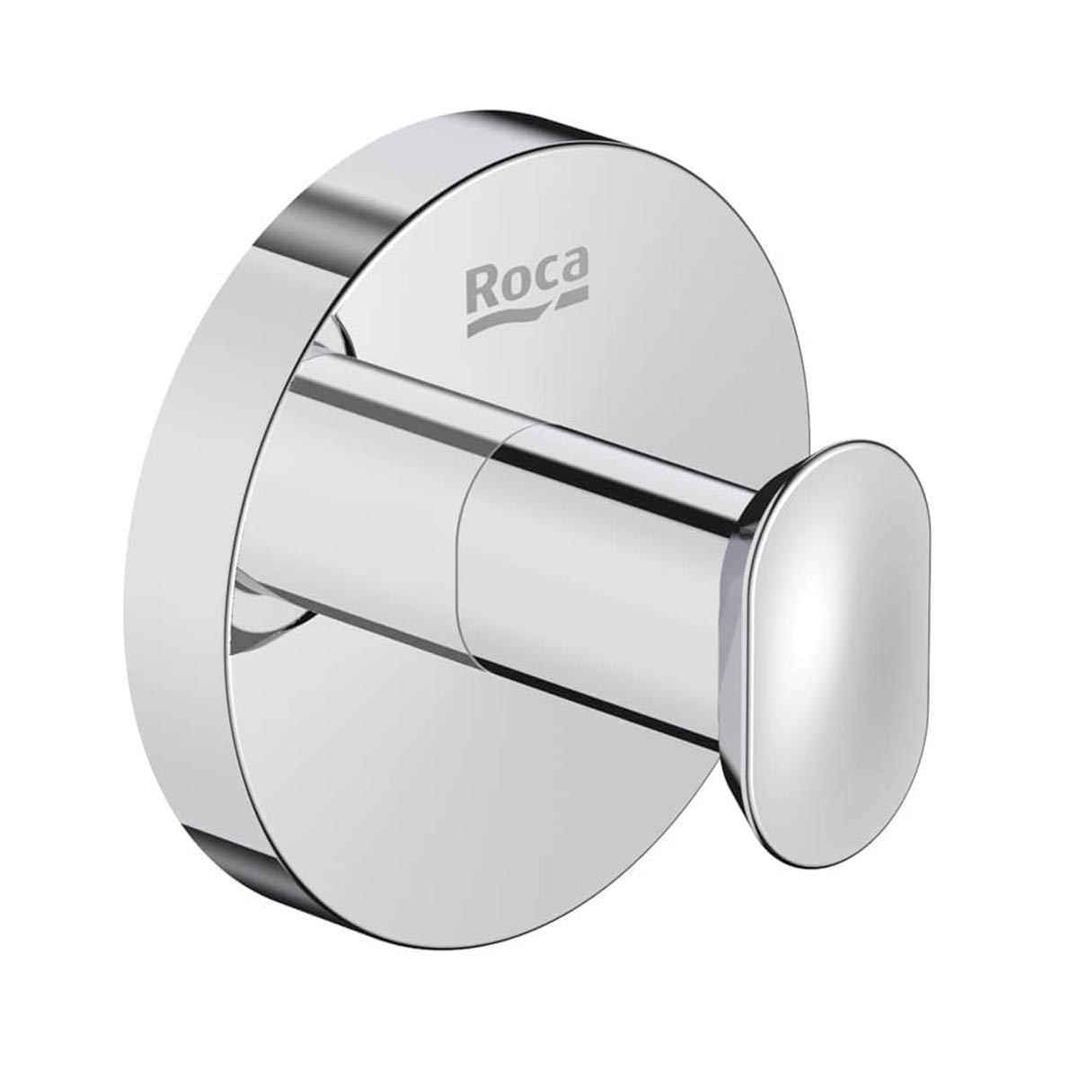 Roca - Percha individual de baño cromo Victoria Roca.
