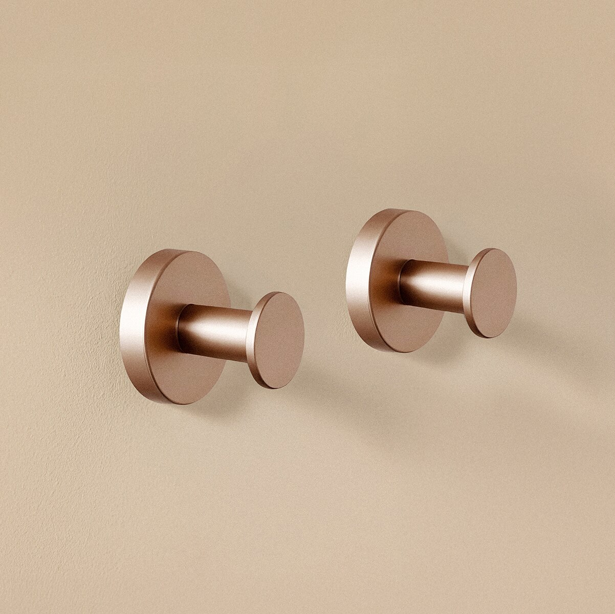 Set de 2 colgadores de baño Start Cosmic - Cromo Oro mate-1