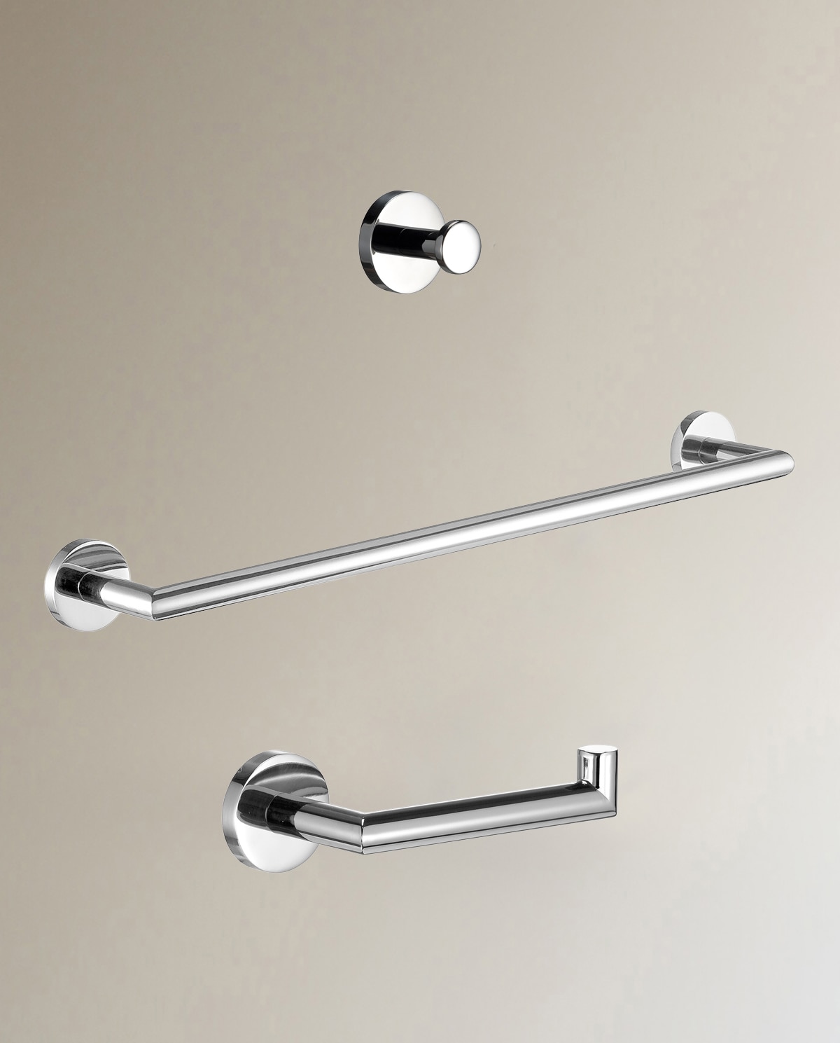 El Corte Inglés - Colección de accesorios de baño en cromo Keros El Corte Inglés.