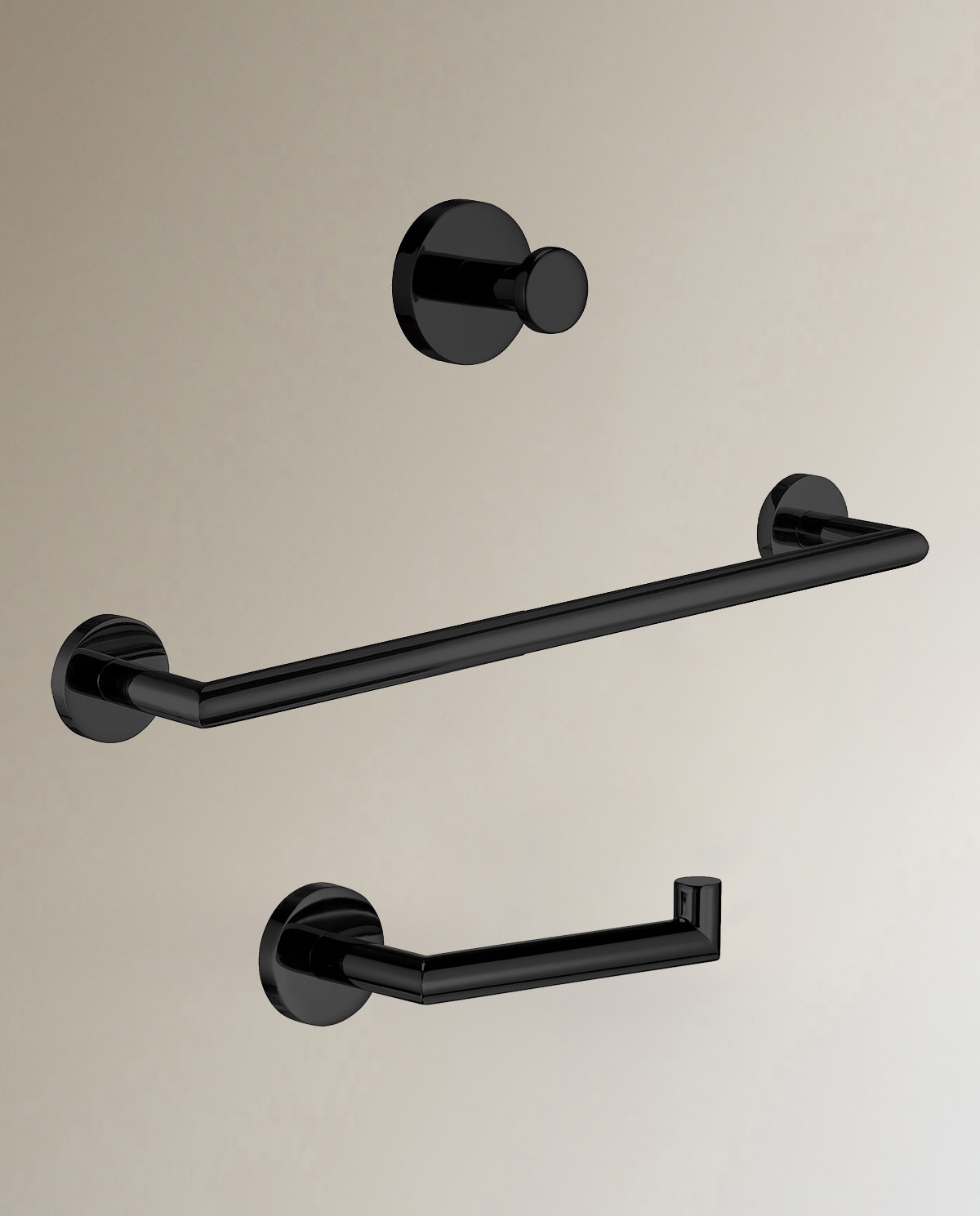 El Corte Inglés - Colección de accesorios de baño en negro Keros El Corte Inglés.
