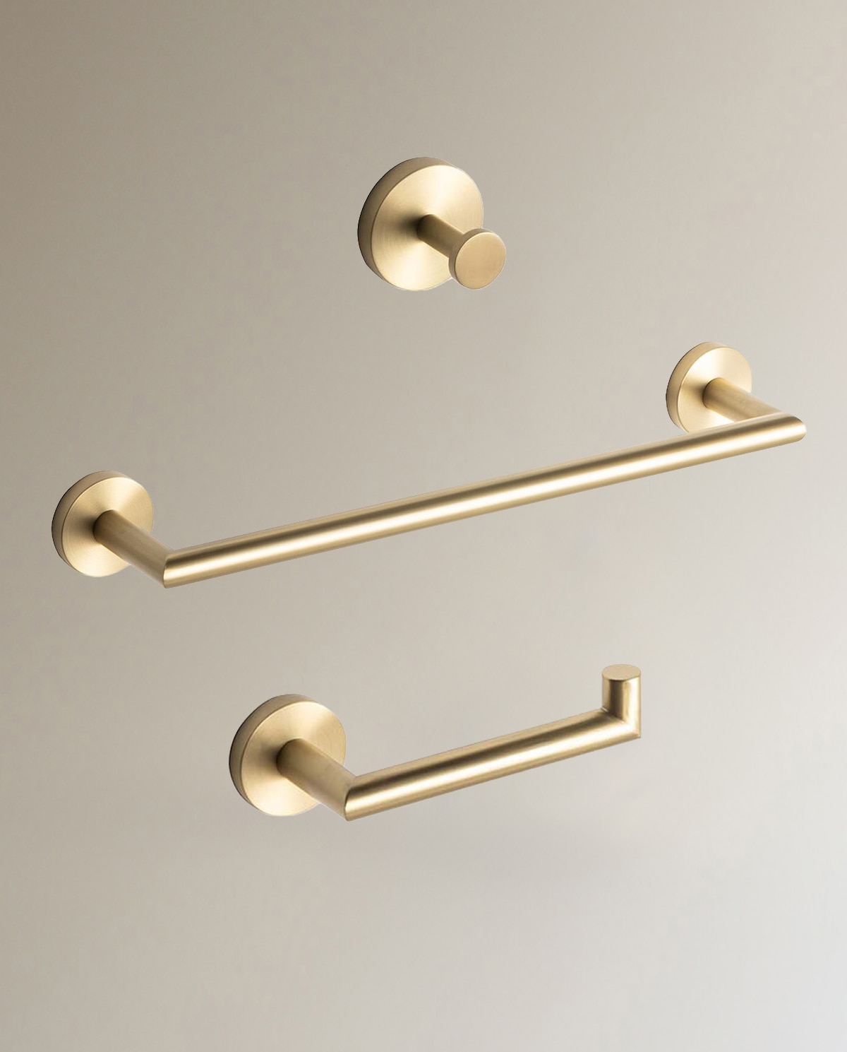 El Corte Inglés - Colección de accesorios de baño en oro mate Keros El Corte Inglés.