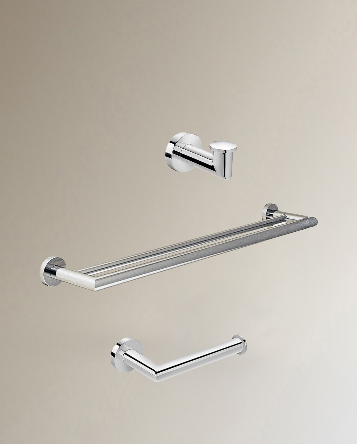 Colección de accesorios de baño Kubic Cool Cosmic 1