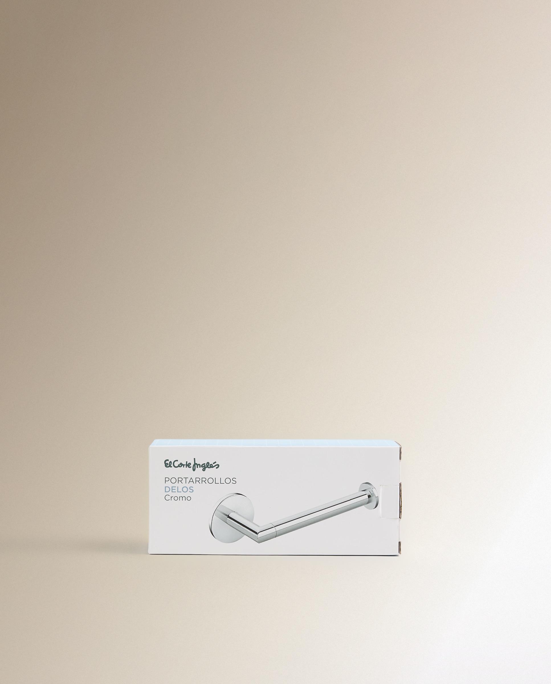 Porta-rolos Delos El Corte Inglés Cromado-3