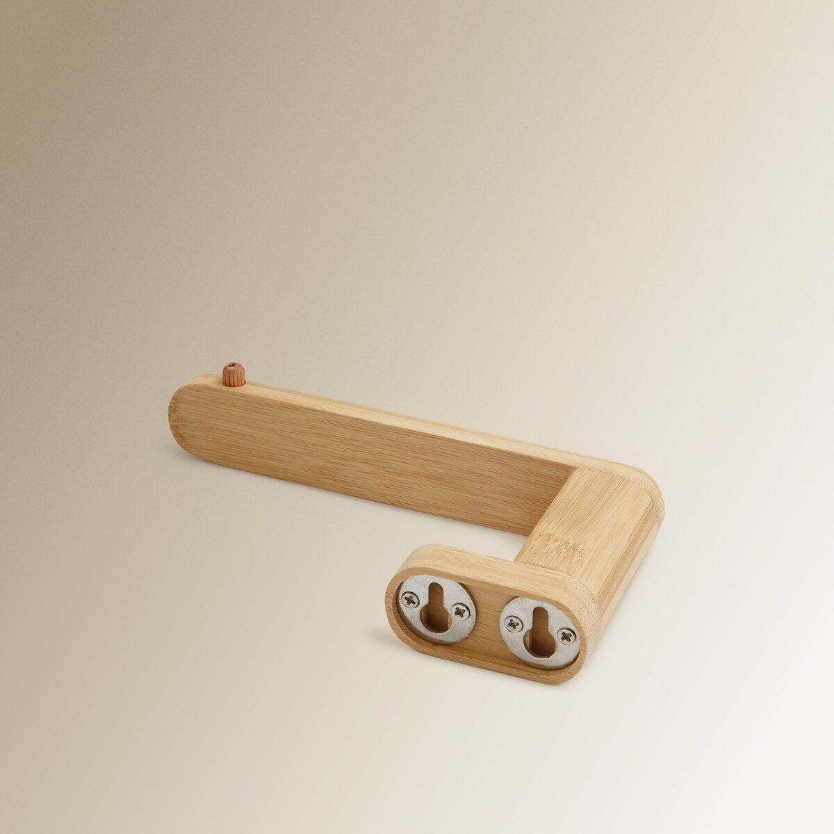 Porta-Rolos sem Tampa Córcega de Bambu Madeira-2