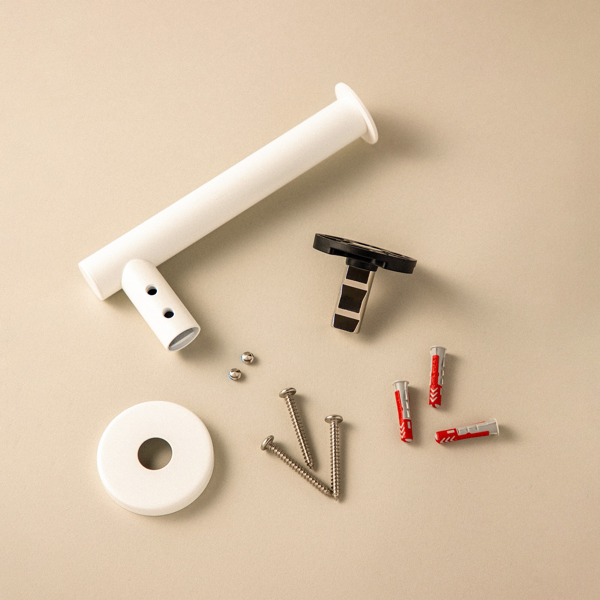 Portarrollo sin tapa Architect S+ Cosmic - Blanco mate Blanco mate-6