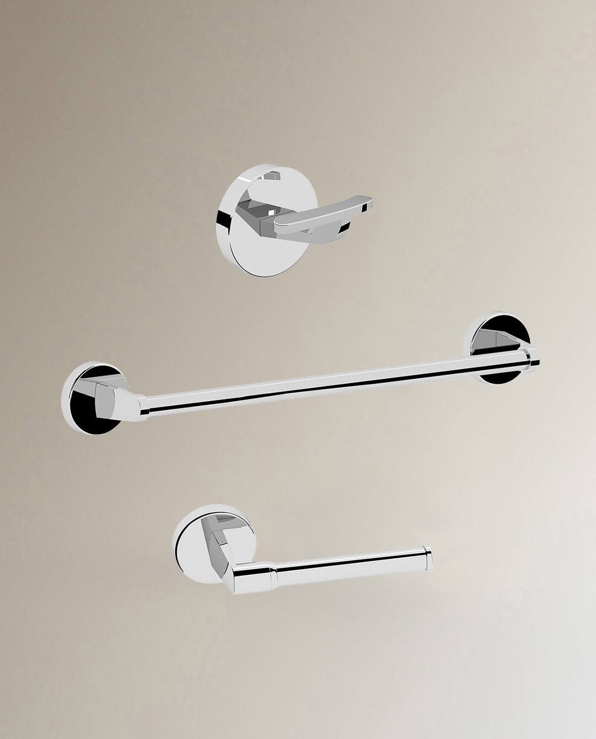 Colección de accesorios de baño Paros cromo El Corte Inglés 1