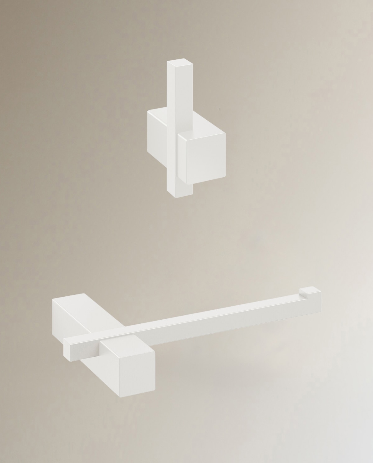 Zack - Colección de accesorios de baño Carvo blanco Zack.