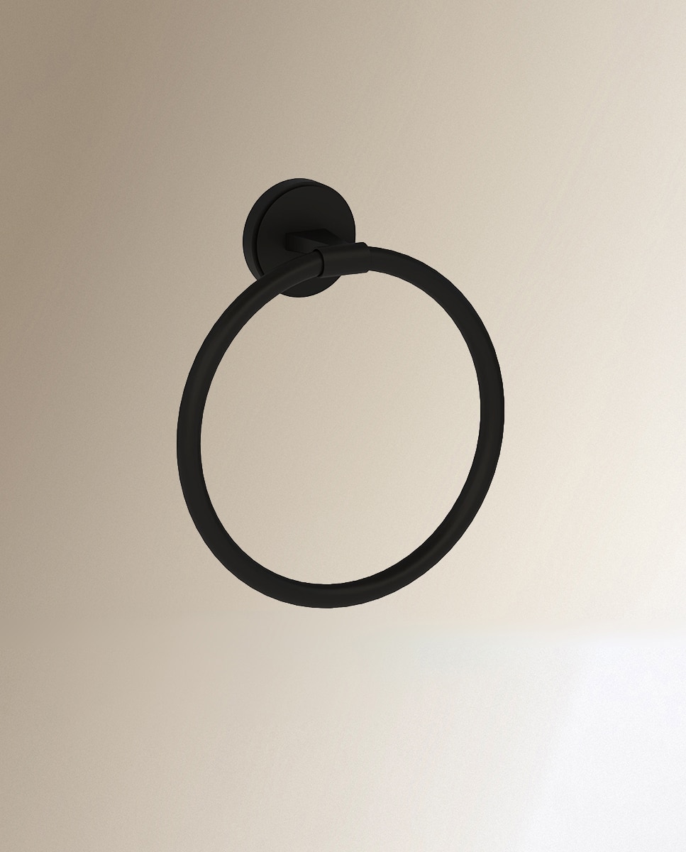 Colección de accesorios de baño en negro Paros El Corte Inglés 3