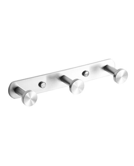 Colección de accesorios de baño en color acero cepillado Keros 3