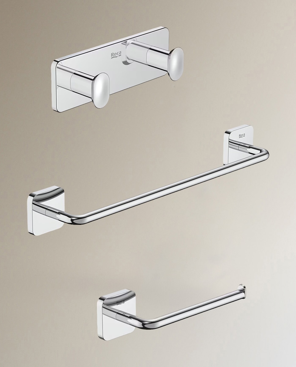 Roca - Colección de accesorios de baño Victoria cromo Roca.
