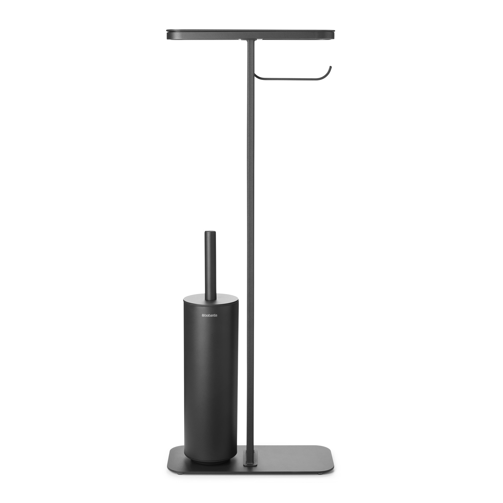 Brabantia - Portarrollos de suelo con escobillero y bandeja MindSet Brabantia.