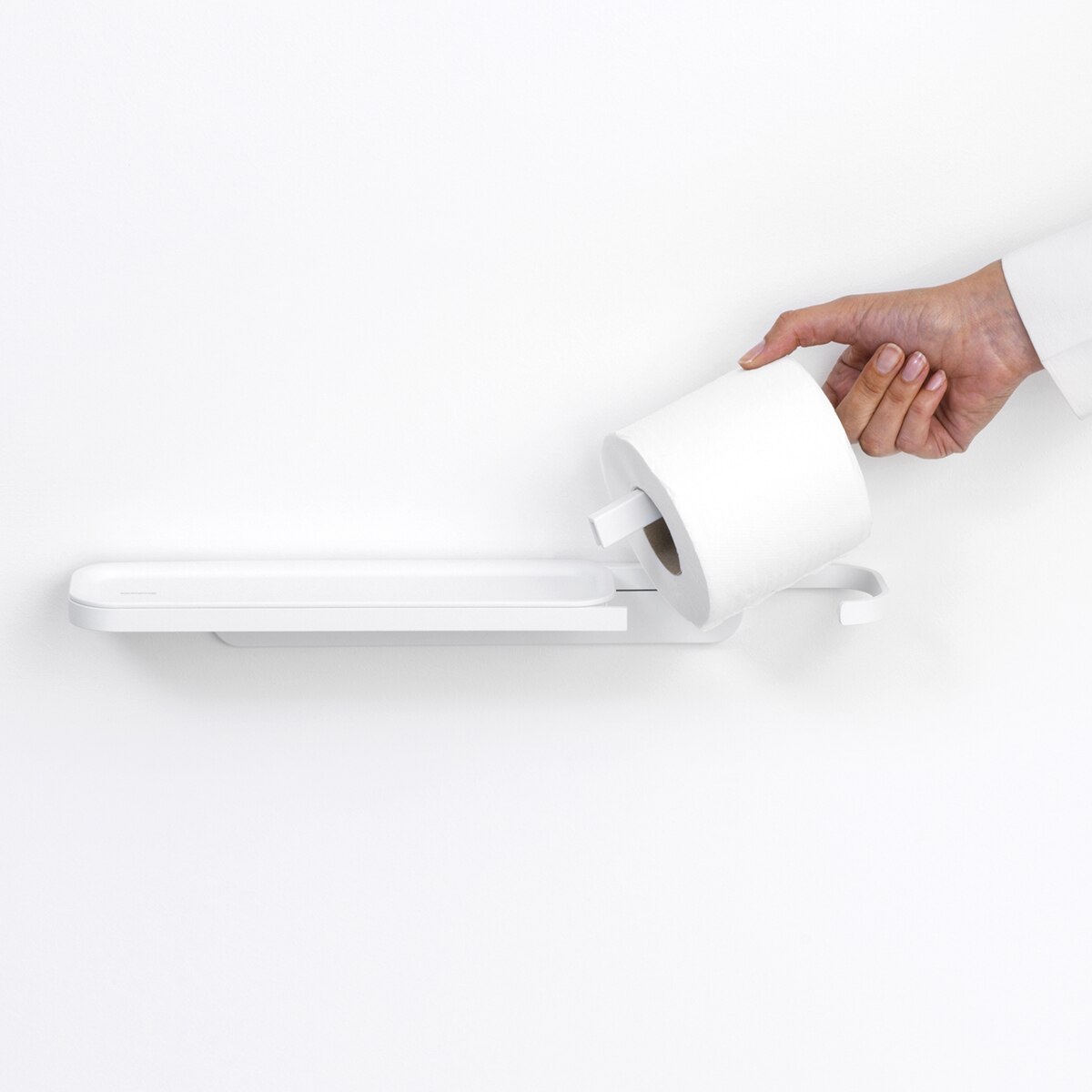 Imagen 3 de Portarrollos con estante MindSet Brabantia - Blanco Blanco