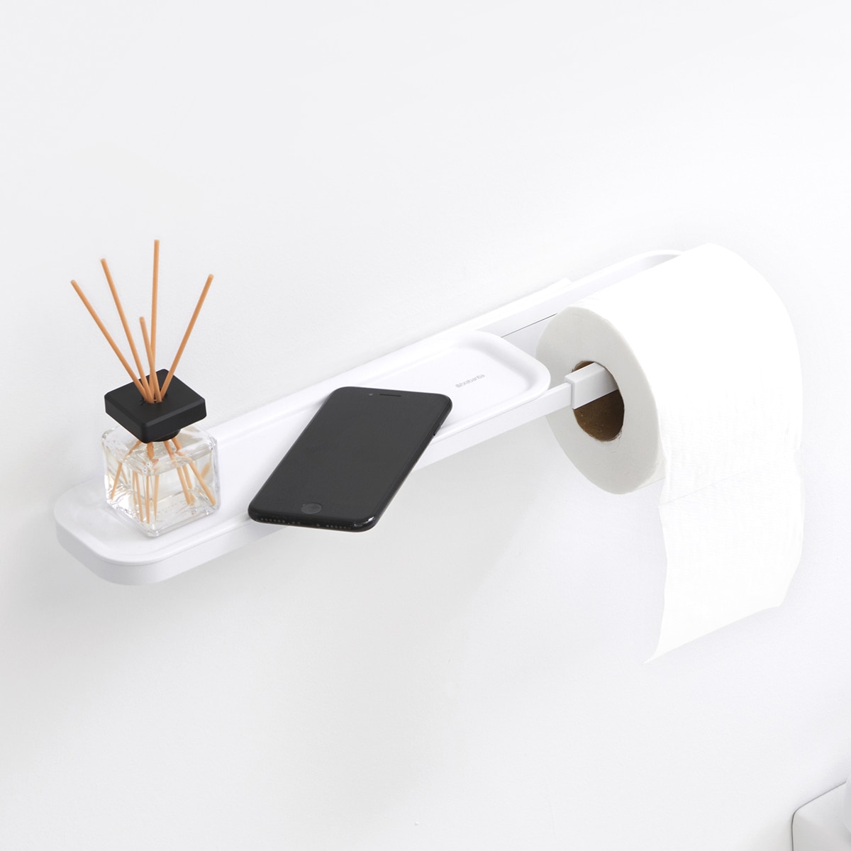 Imagen 4 de Portarrollos con estante MindSet Brabantia - Blanco Blanco