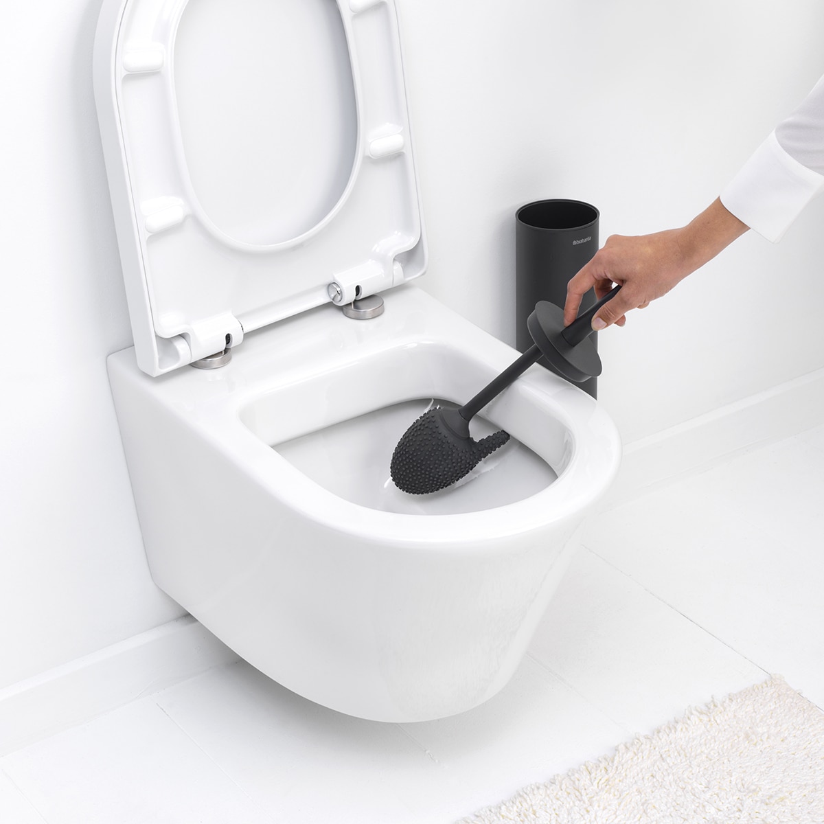 Imagen 4 de Escobillero de pared MindSet Brabantia - Negro Negro