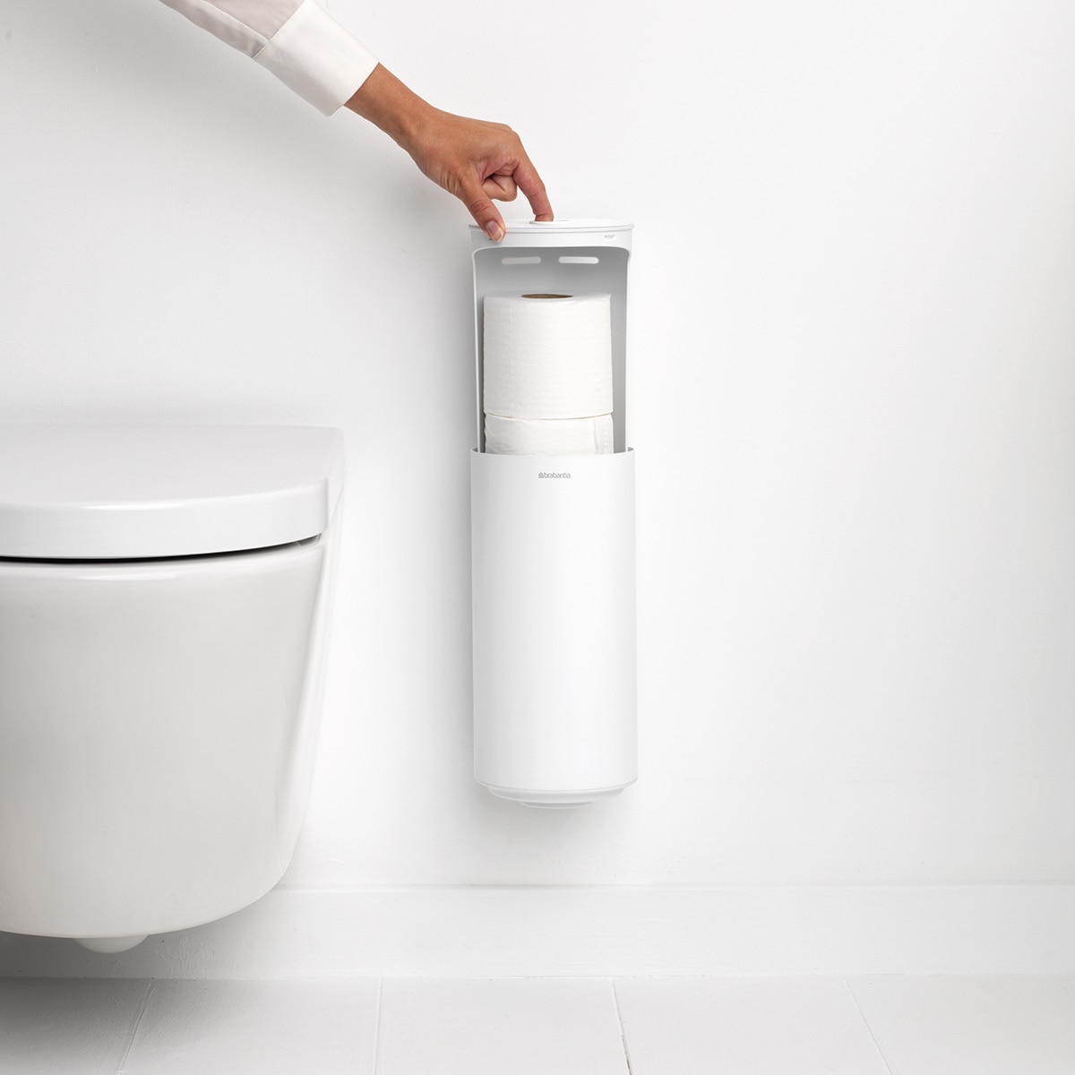 Imagen 3 de Portarrollos de reserva MindSet Brabantia - Blanco Blanco