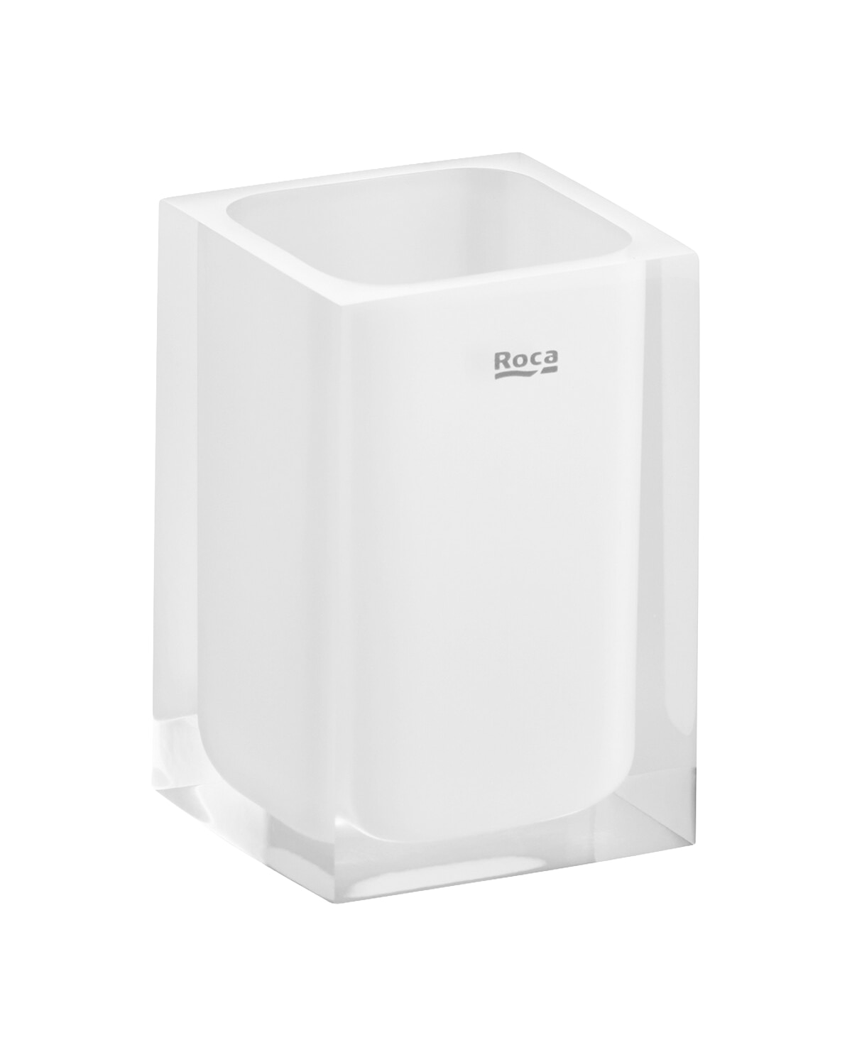 Imagen 2 de Vaso portacepillos Ice Roca - Blanco Blanco