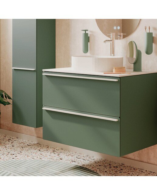 Portacepillos de pared Geyser Cosmic - Verde Oliva Verde Oliva-3