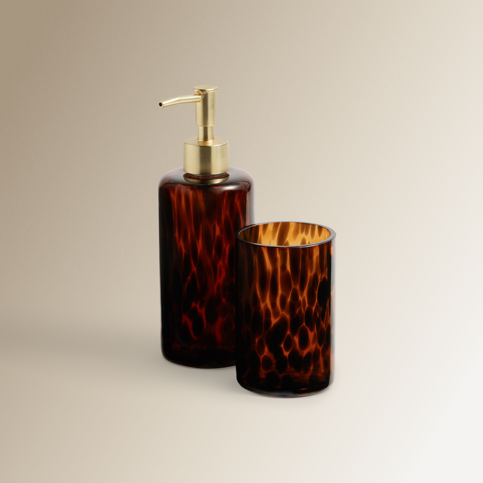 Porta-escovas para Bancada Carey Tabaco-3