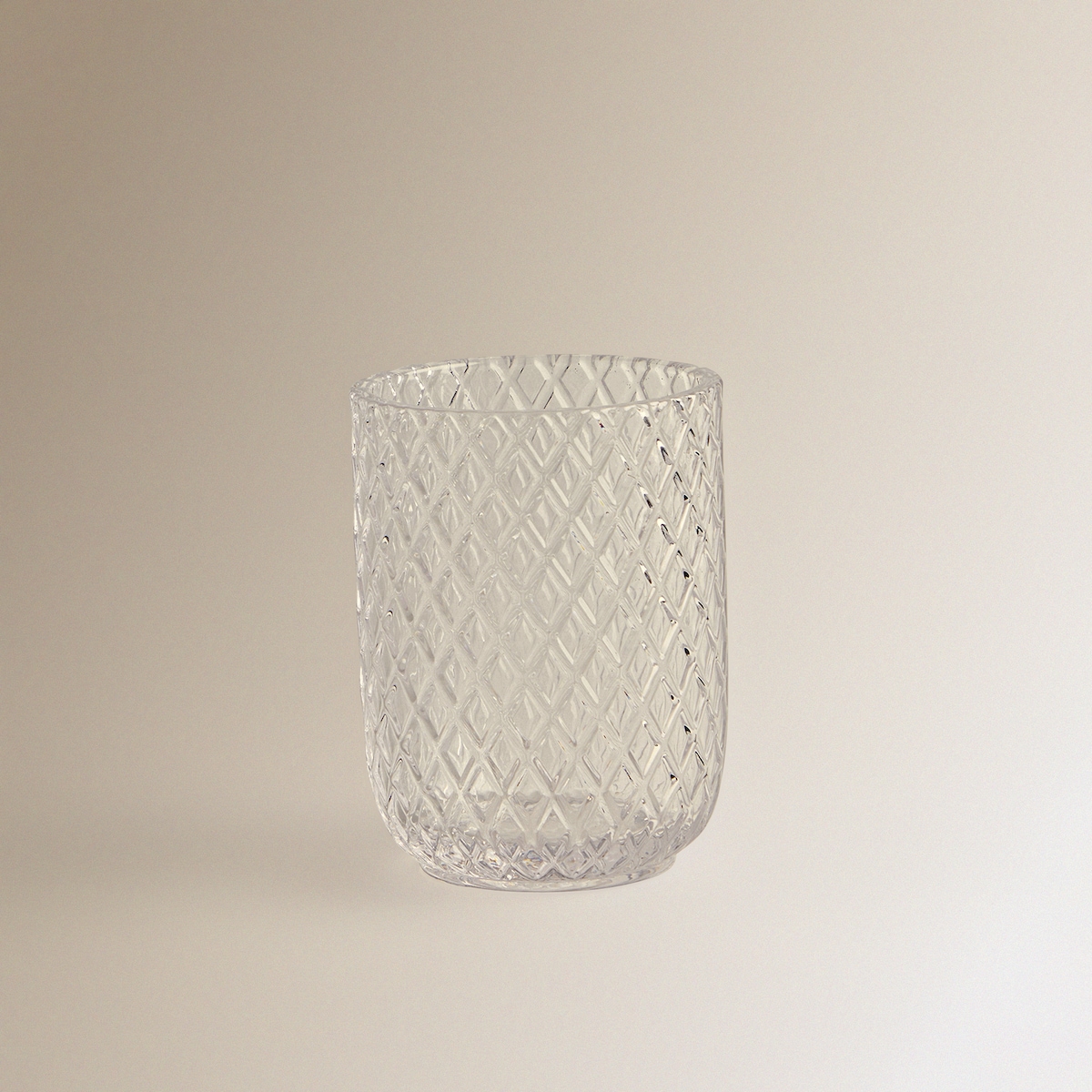 Porta-Escovas para Bancada Viena Transparente-1