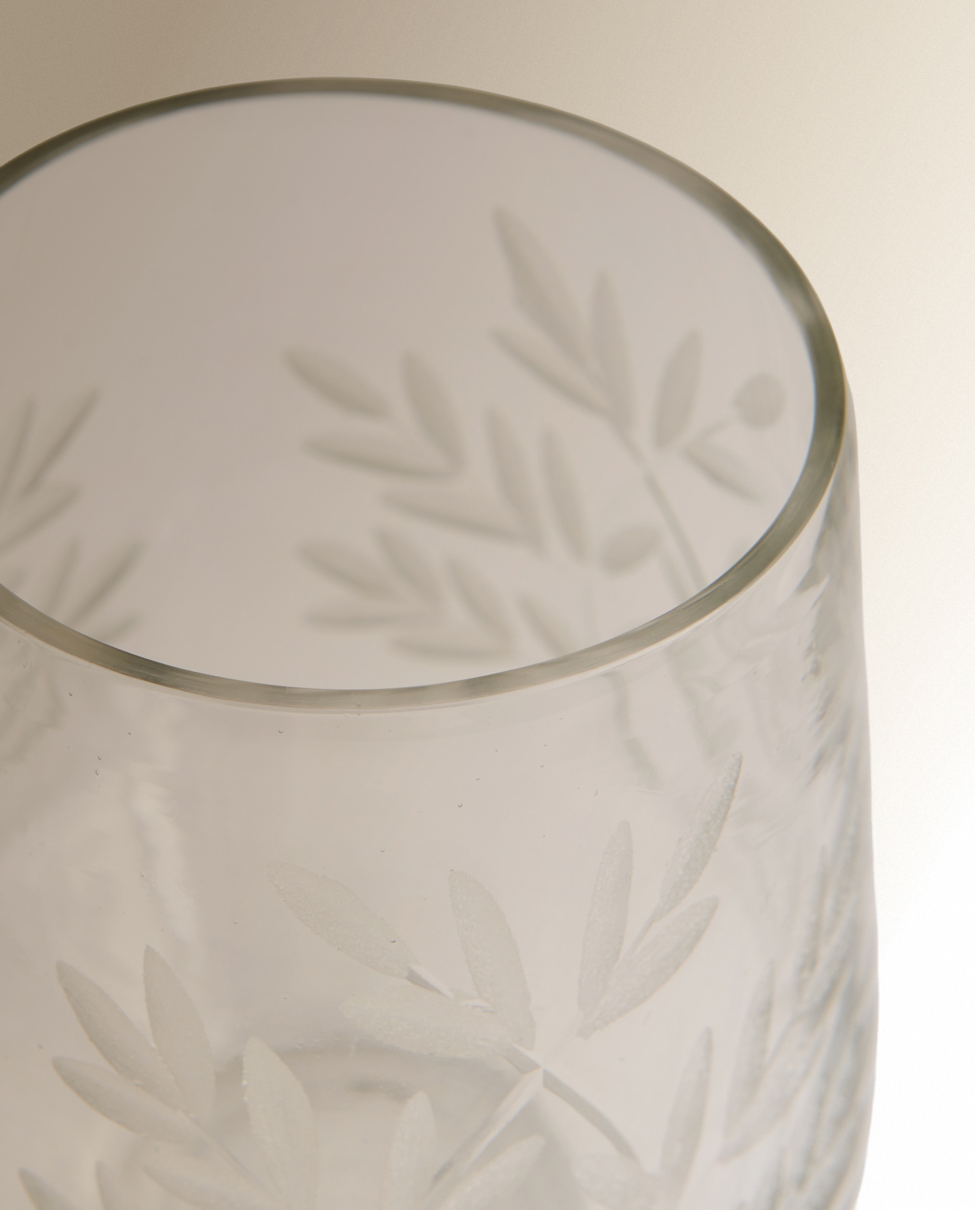 Vaso portacepillos cristal tallado Alsacia - Transparente Transparente-2