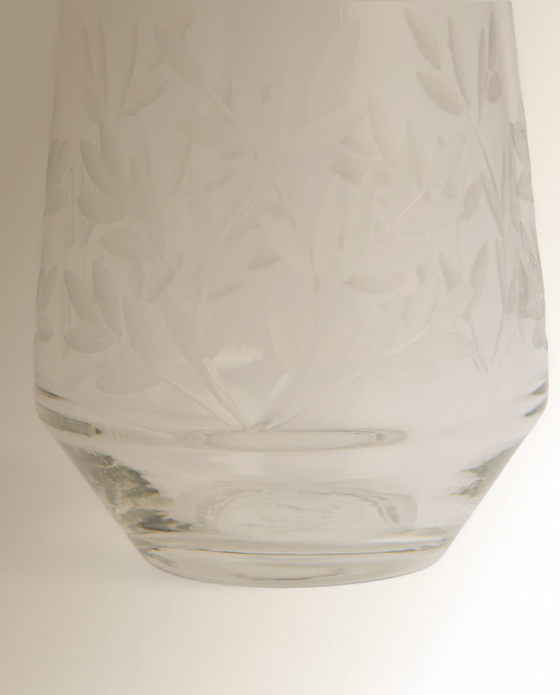 Vaso portacepillos cristal tallado Alsacia - Transparente Transparente-3