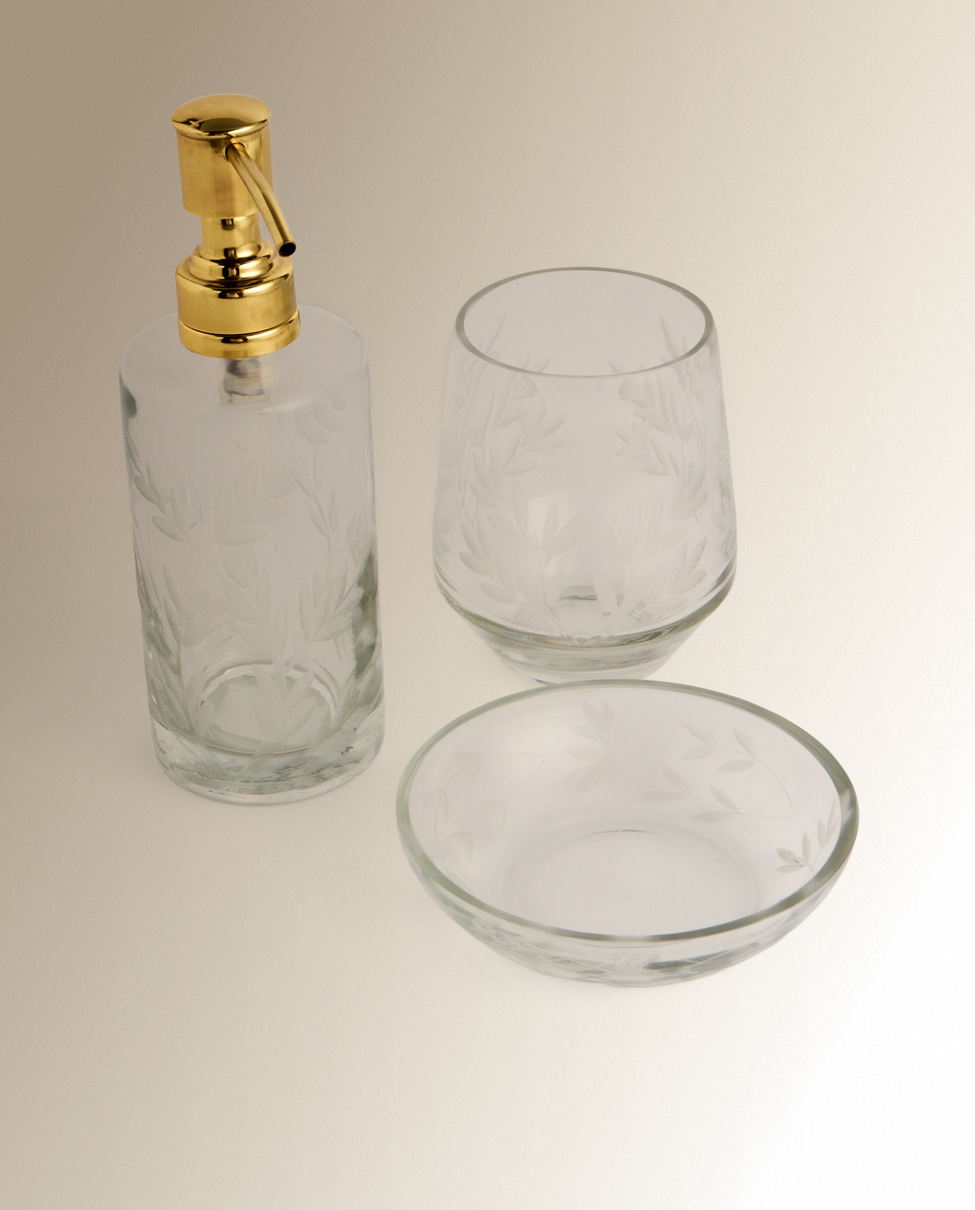 Vaso portacepillos cristal tallado Alsacia - Transparente Transparente-4