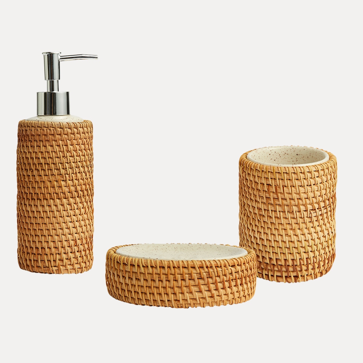 Coleção de Acessórios de Casa de Banho Mimbre 2