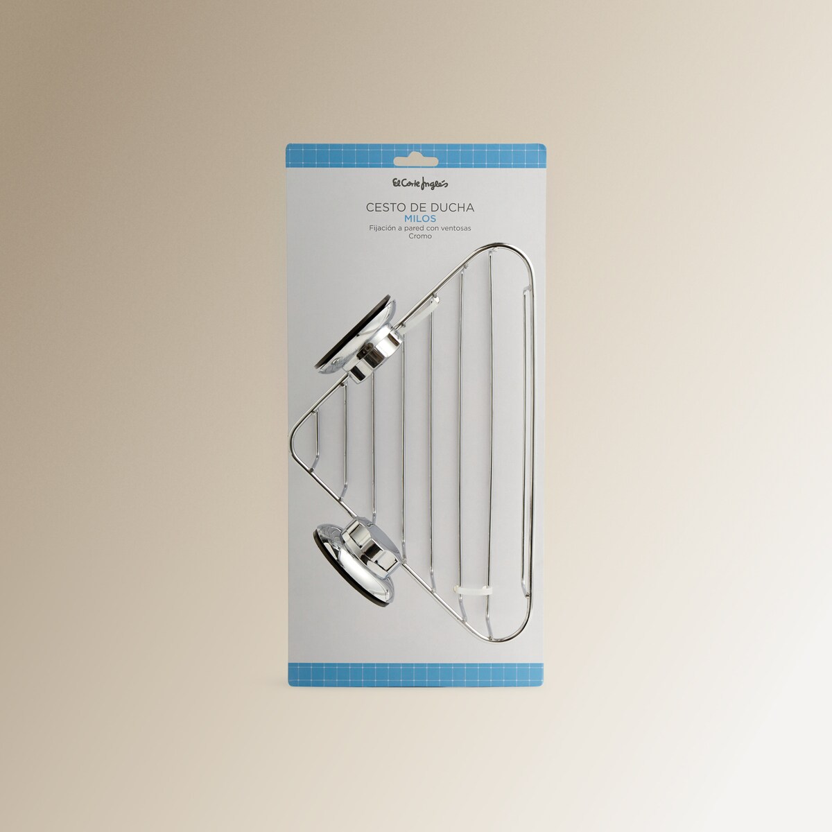 Jabonera de rejilla esquina Milos El Corte Inglés Cromo-2