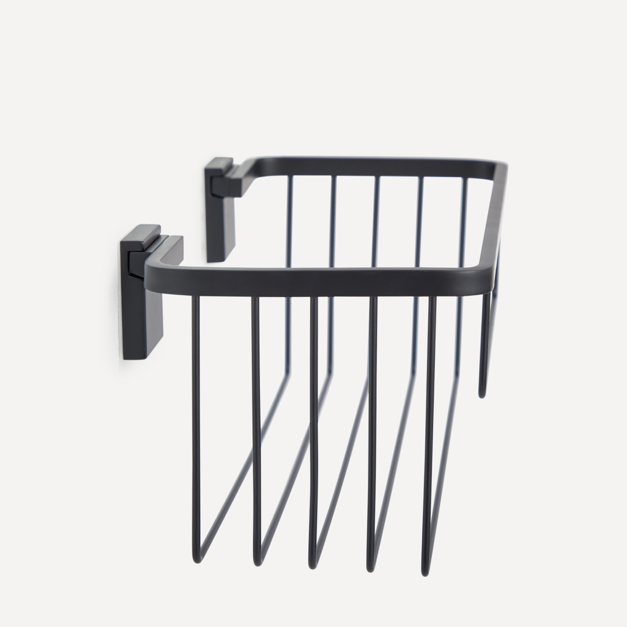 Jabonera de rejilla Rubik Roca - Negro Negro-4