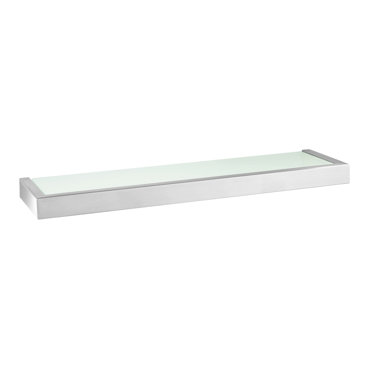 Estante de baño Linea Zack Acero mate 35,3 cm Acero mate-1
