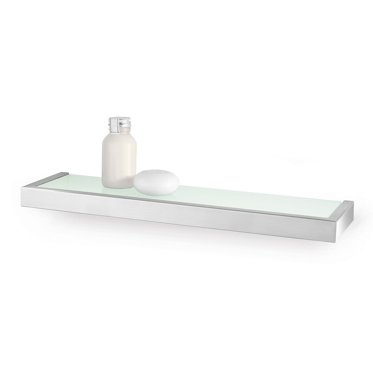 Estante de baño Linea Zack Acero mate 35,3 cm Acero mate-2