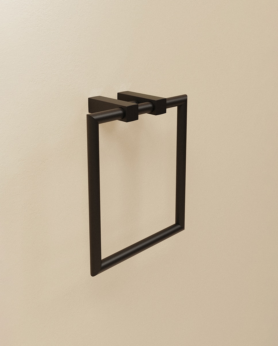 Imagen 1 de Toallero de aro Metric Cosmic - Negro Negro