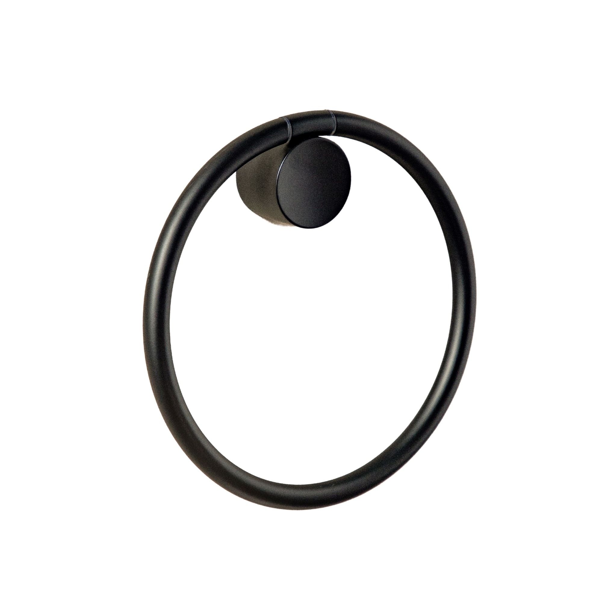 Toallero de aro Geyser Cosmic - Negro mate Negro mate-2