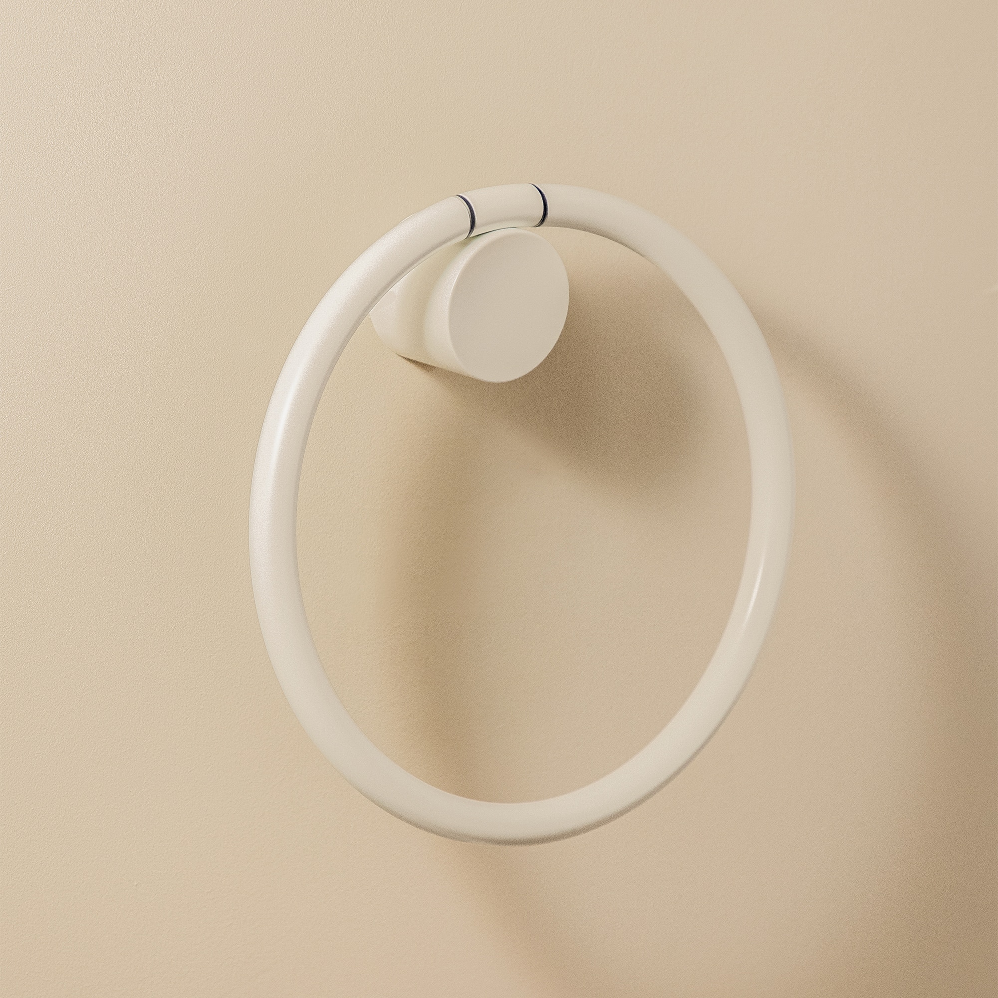 Toallero de aro Geyser Cosmic - Blanco mate Blanco mate-1
