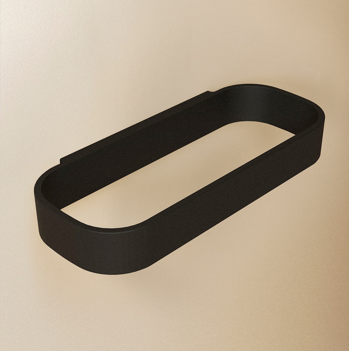Toallero de aro Alife Cosmic - Negro mate Negro mate-1