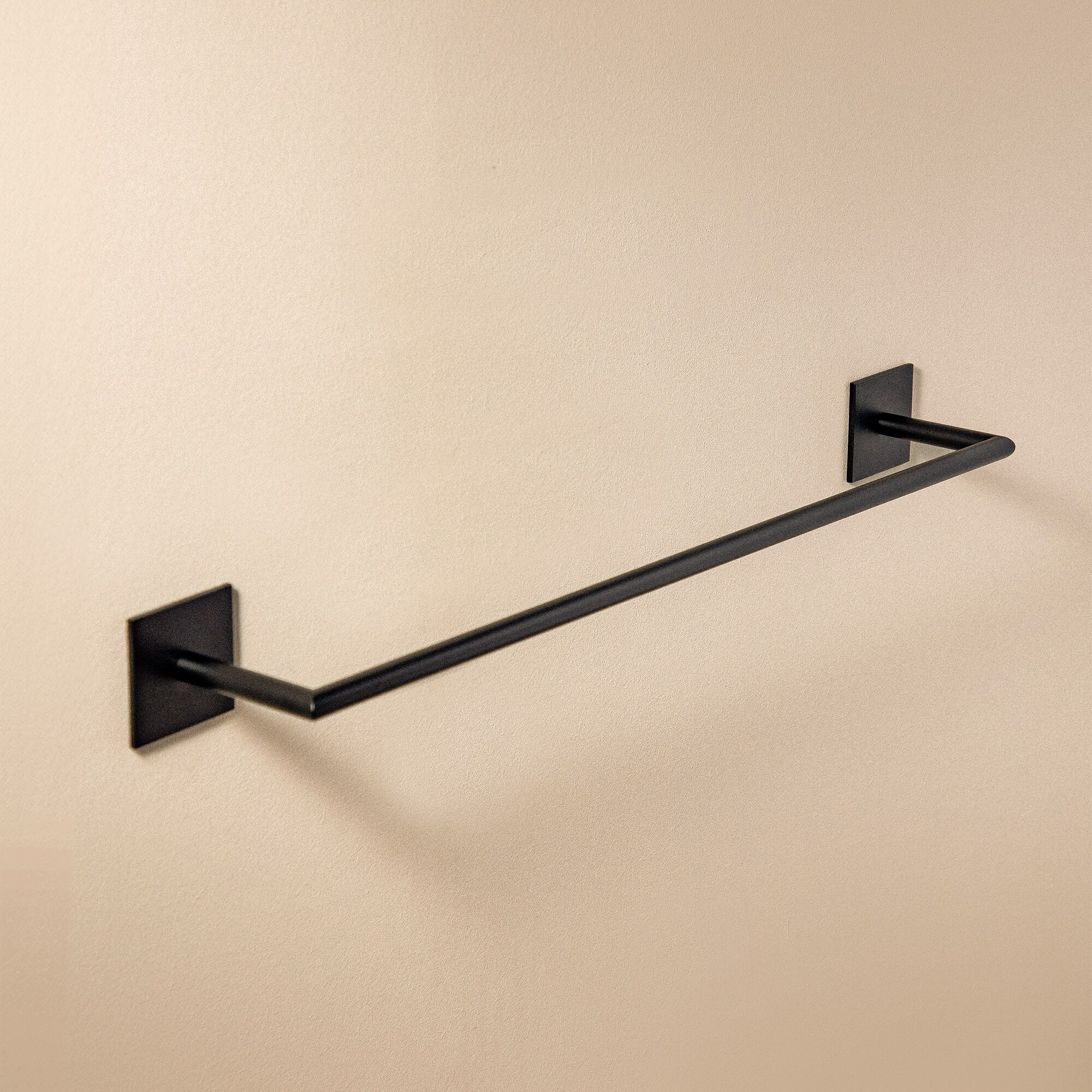 Toallero de barra Stick Cosmic - Negro mate 30 cm Negro mate-1