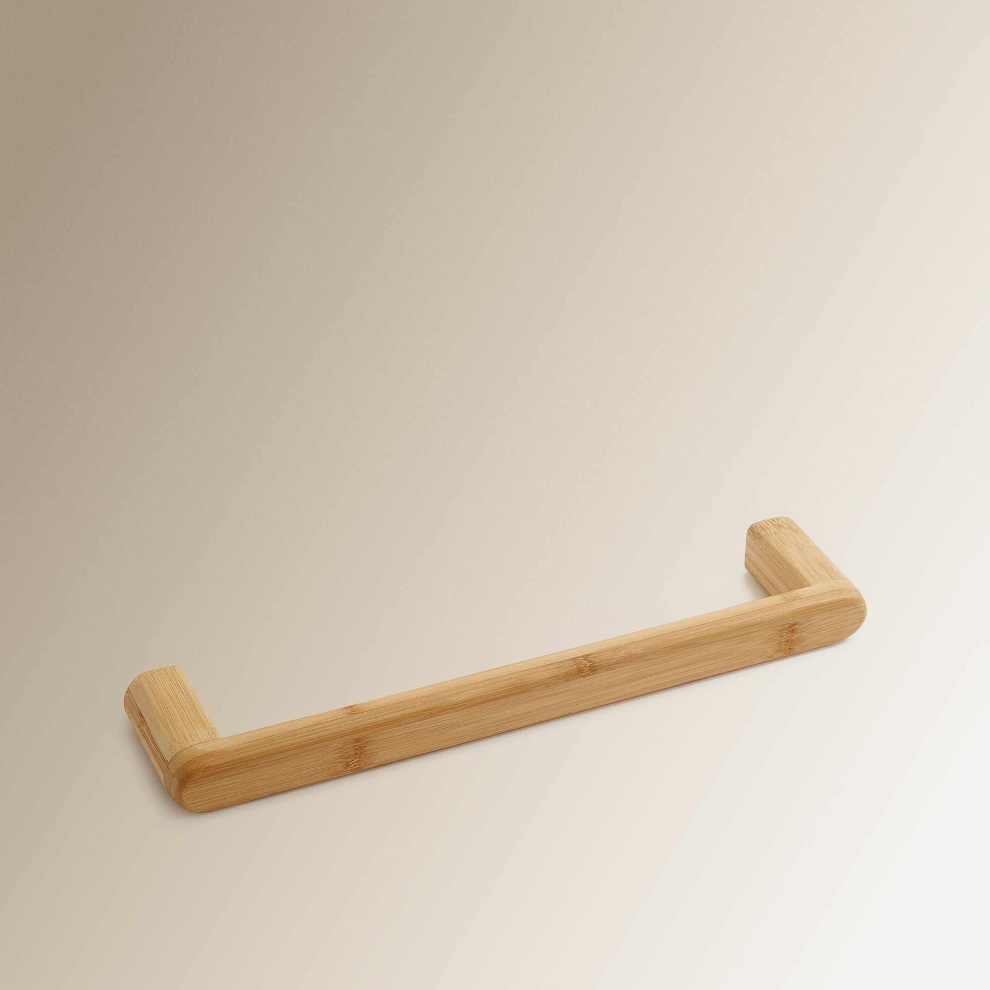 Toalheiro de Barra Córcega de Bambu Madeira-1