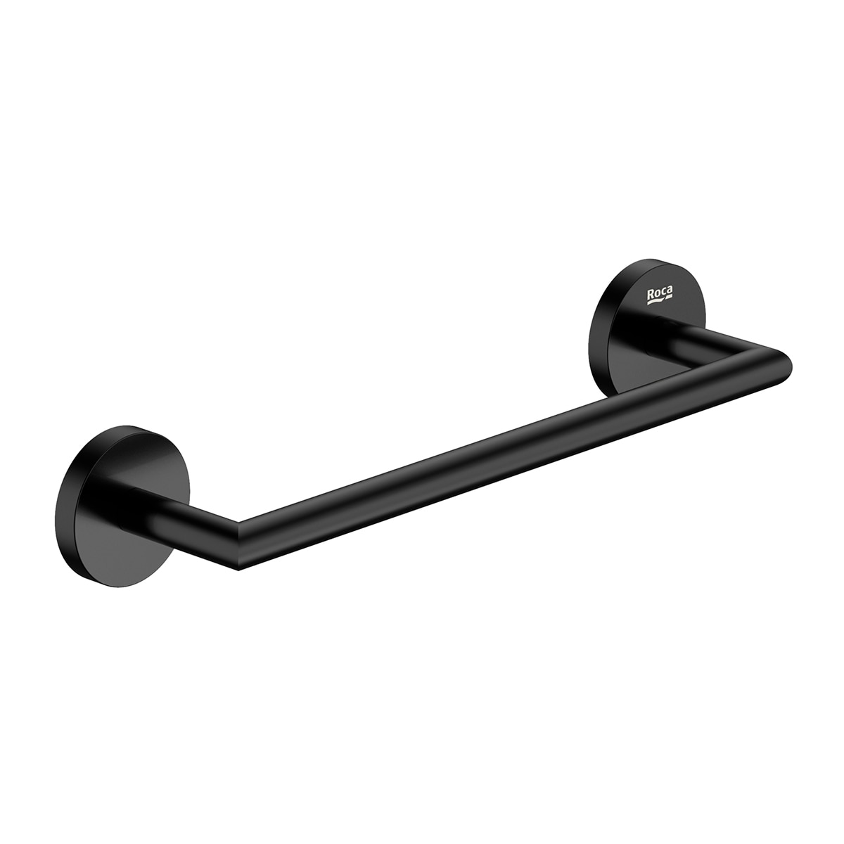 Toallero de barra Hotels Round Roca - Negro mate 30 cm Negro mate-1