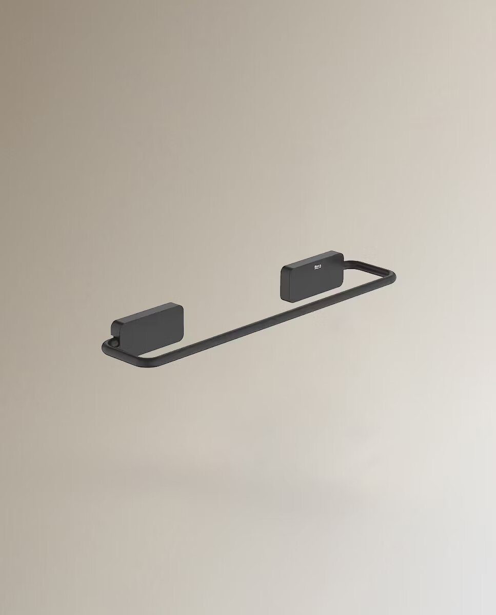 Toallero de barra Sonata Roca - Negro 30 cm Negro-1