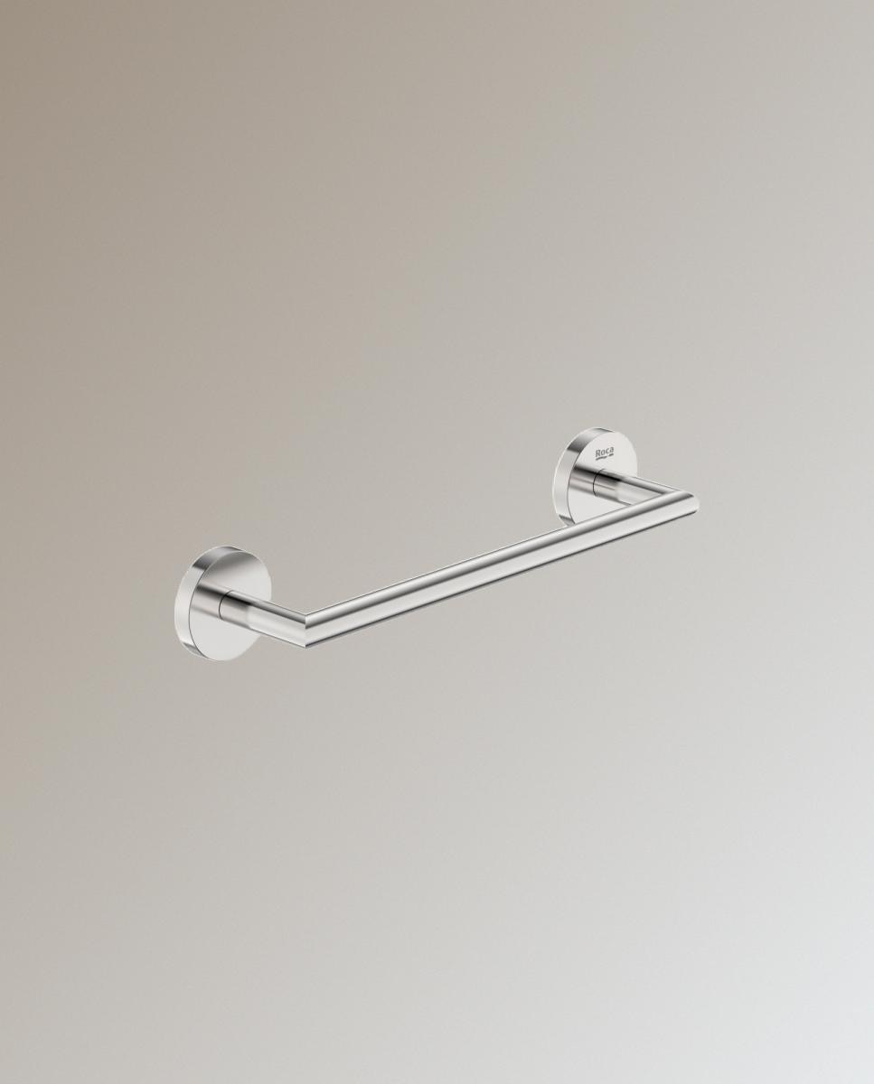 Toallero de barra Hotels Round Roca - Acero 30 cm Acero-1