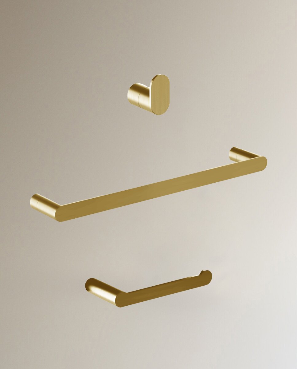 Toallero de barra Yannis - Oro Oro-3