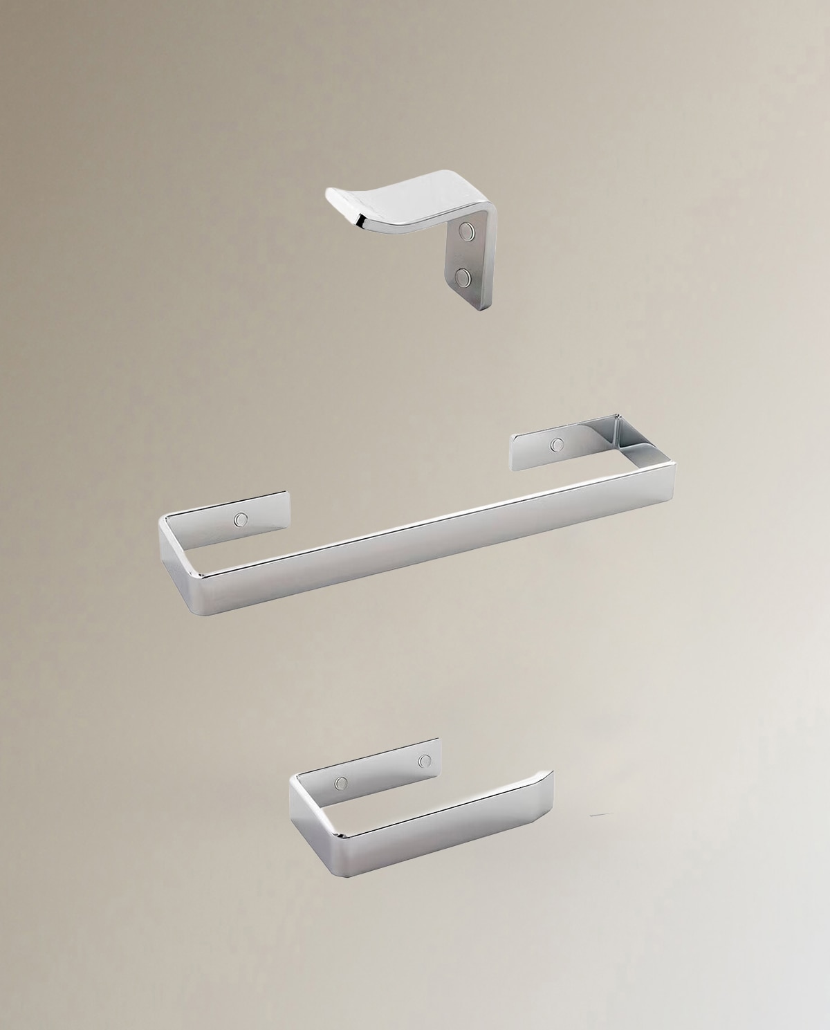 El Corte Inglés - Colección de accesorios de baño en cromo Kos El Corte Inglés.
