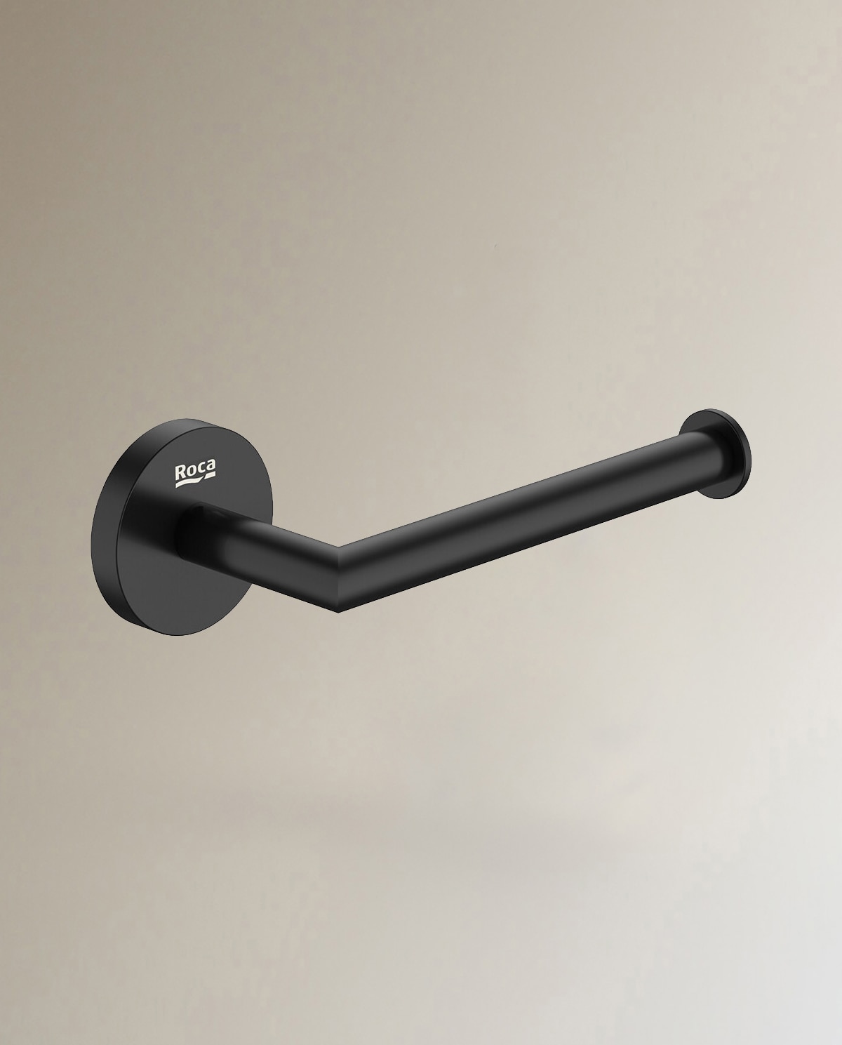 Colección de accesorios de baño Hotels Round en negro Roca 3