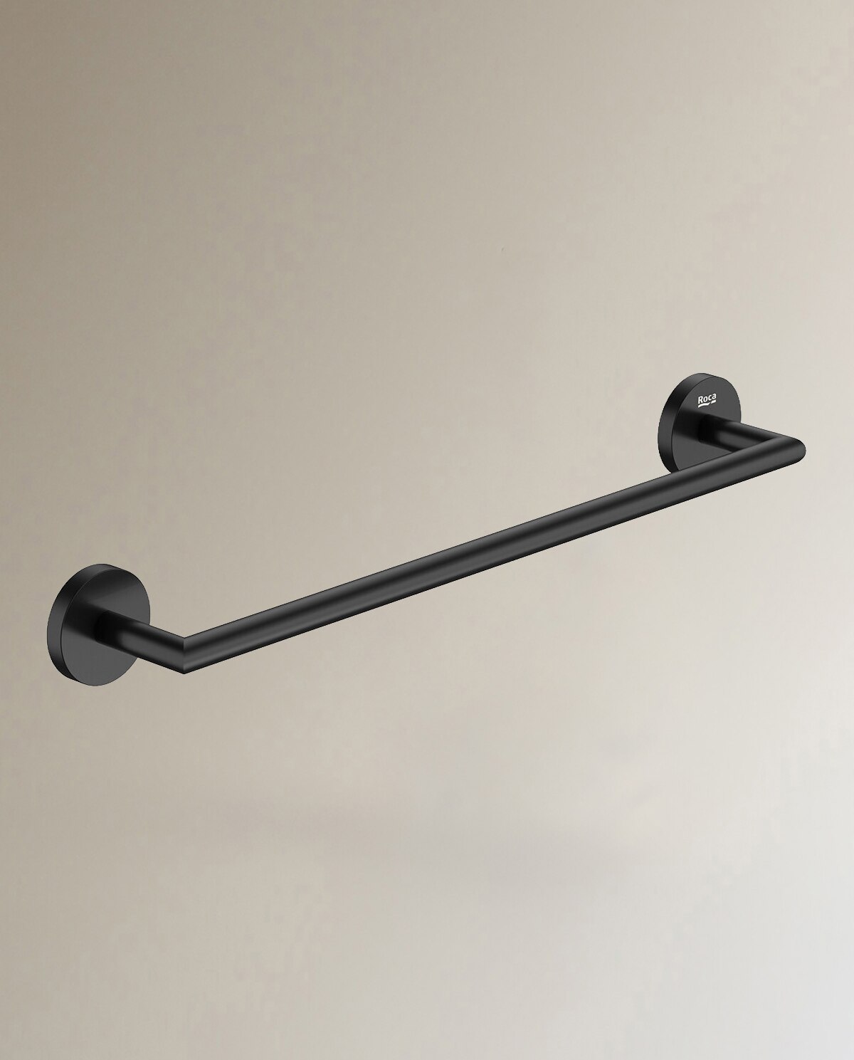 Colección de accesorios de baño Hotels Round en negro Roca 4