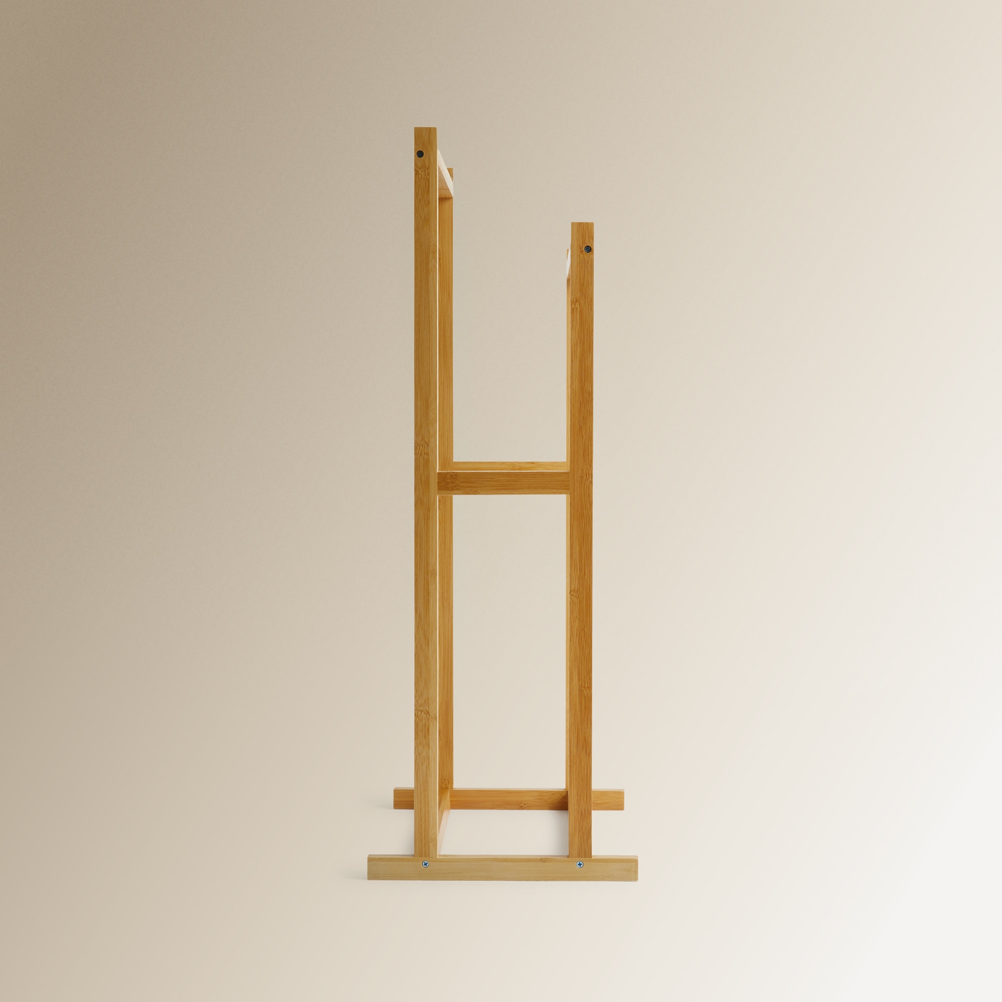 Toalheiro de Pé Duplo de Bambu Naxos Bambu-3