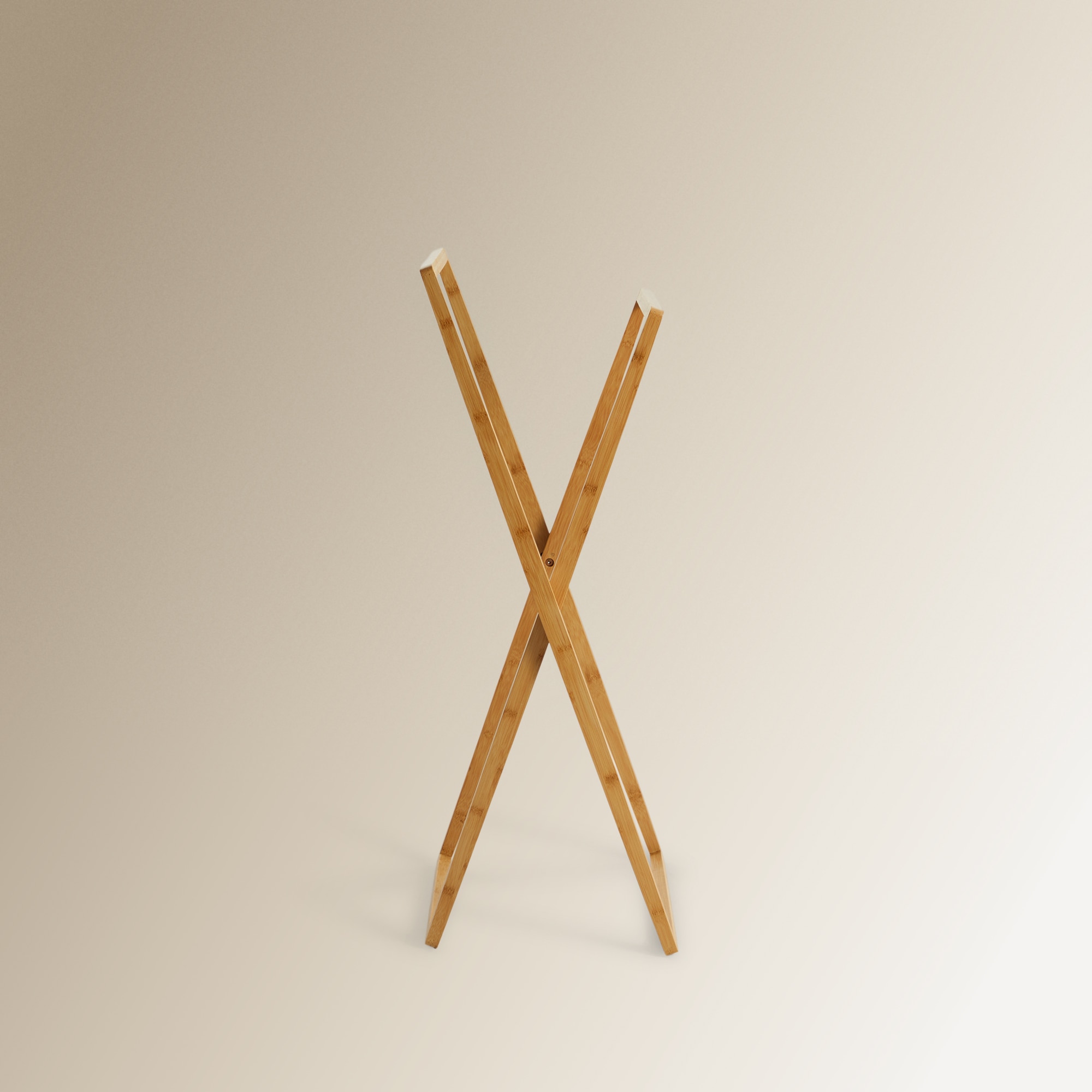 Toalheiro de Pé Forma X Bamboo-3