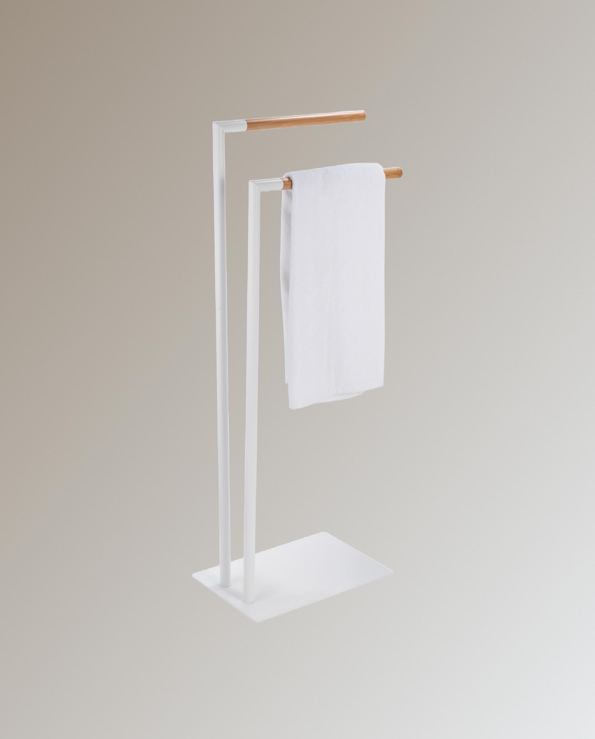 Toallero de suelo BARIS - Blanco mate Blanco mate-3