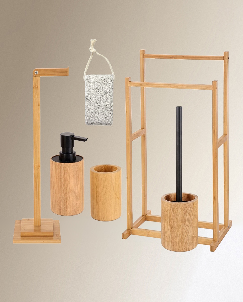 Coleção de Acessórios de Casa de Banho em Materiais Naturais 2