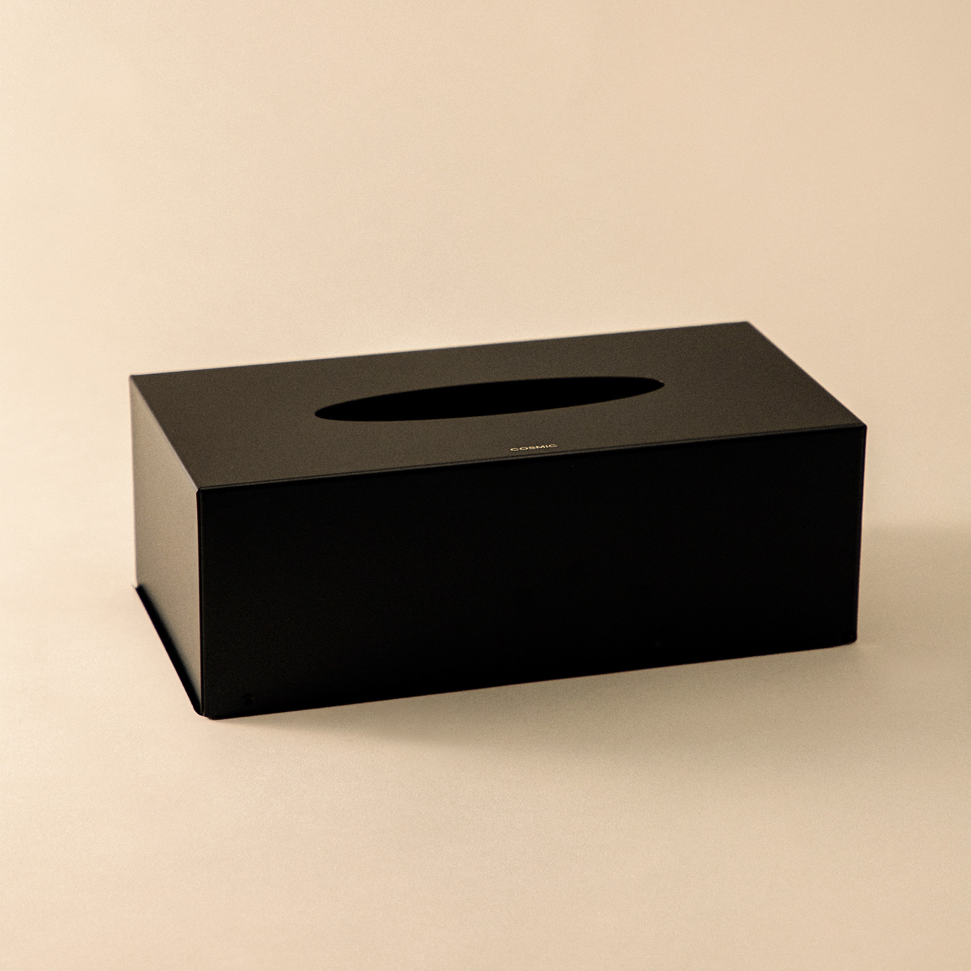 Cosmic - Caja para pañuelos de acero inoxidable Architect S+ Cosmic.